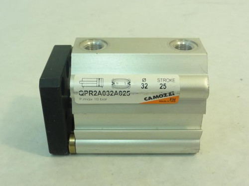 Camozzi QPR2A032A025; Pneumatic Cylinder; 32mm Bore; 25mm Stroke
