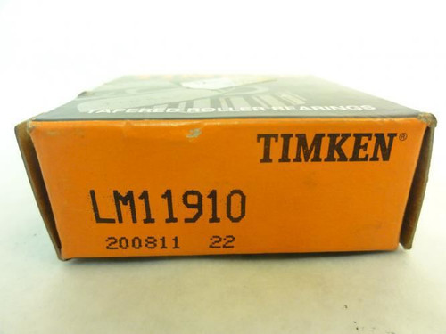 TImken LM11910; Tapered Bearing Cup; 1-25/32" OD; 0.475" W