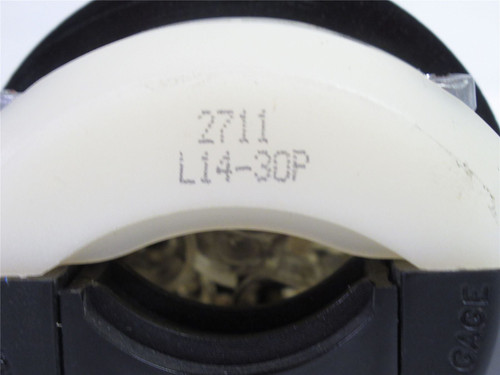 Leviton 2711; Male Locking Plug L14-30P; 30A; 125-250V