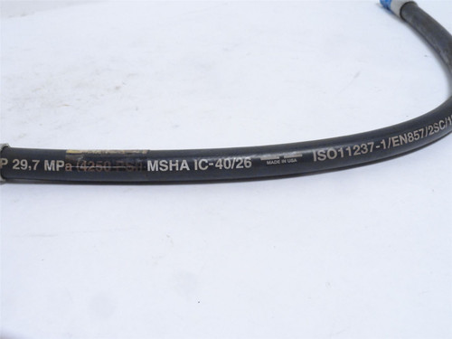 Parker F471TC0606812829000; Hose Assy; 1/2 JIC x 3/4 JIC 29"L