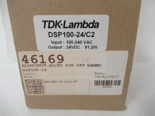 TDK Lambda DSP100-24/C2; Power Supply 240VAC Input 24VDC Out