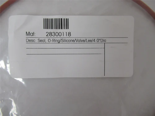 Mettler Toledo 28300118; Seal O-Ring 4.0" Diameter