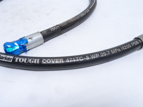 Parker F471TC390612121231000; Hose Assy 1/2JIC x 1/2JIC 53"L