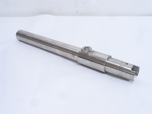 Marel 4110526; Specialty Pipe Assembly; SS; 12-3/8" Long