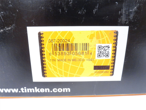 Timken 567-20024; Tapered Roller Bearing Cone 1-3/4"ID