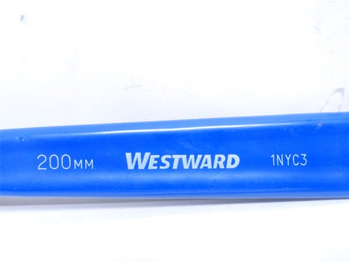 Westward 1NYC3; Alloy Steel Adjustable Wrench; Jaw" 1-1/8"