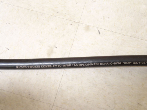 Parker F471TC060616161651000; Hose; 1 JIC x 1 JIC; 51" Long