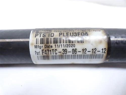 Parker F471TC-39-06-12-12-12-32; Hose 3/4JICx3/4JIC 90deg 32"L