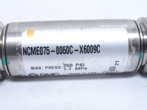 SMC NCME075-0050C-X6009C; Air Cylinder; 3/4ID x 1" Stroke