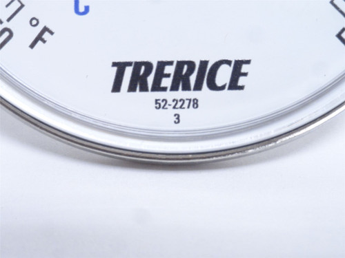 Trerice 52-2278; Temp Gauge; 50-500Deg Fahrenheit; 3" Dial