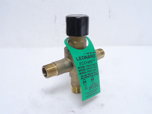 Leonard 270-LF; Thermostatic Mixing Valve 1/2NPT; 125PSI