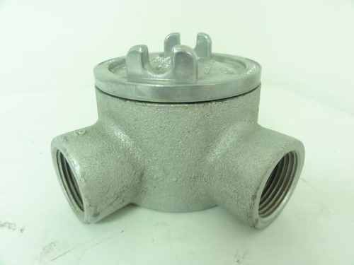Crouse-Hinds GUAL36; Conduit Outlet Box 1"; 2 Threaded Hubs