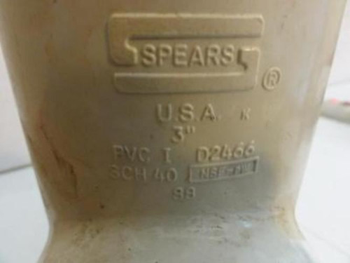 Spears D2466; Pipe Cross Fitting; 3" NPS