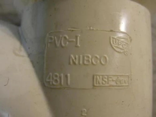 Nibco 402-020; PVC Pipe Tee; 2" Socket; Sch: 40