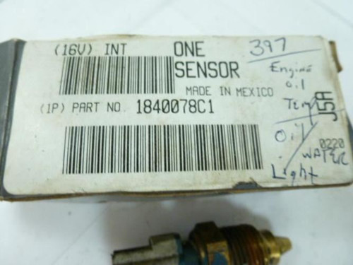 International 1840078C1; Back Pressure Sensor