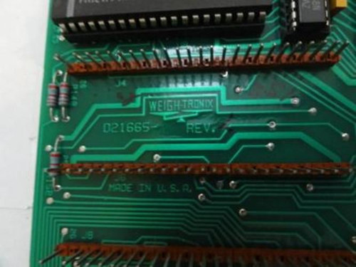 Weightronix D21665-rev 2; Control board