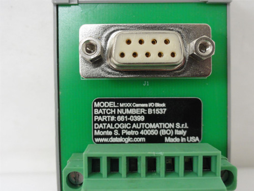 Datalogic 661-0399; M1XX Camera I/O Block; B1537