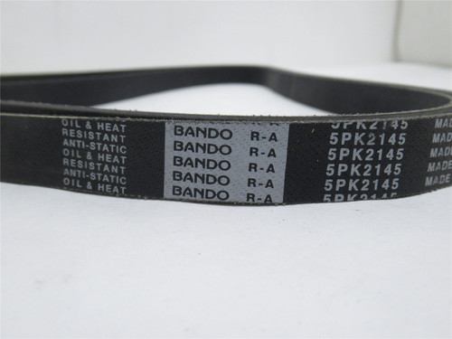 Bando 5PK2145; Serpentine Belt 845K5; 84-1/2" Long; 0.70" W