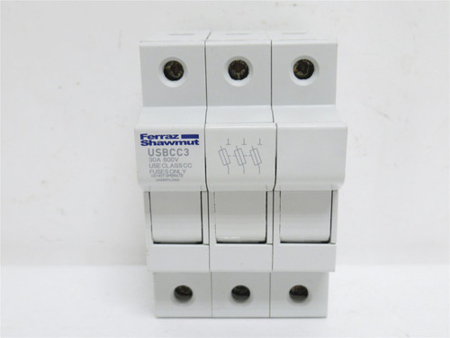Ferraz-Shawmut USBCC3; Fuse Holder; 30A; 600VAC; 3-Pole