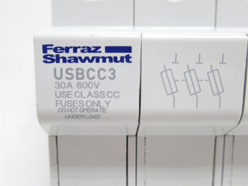 Ferraz-Shawmut USBCC3; Fuse Holder; 30A; 600VAC; 3-Pole