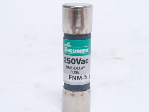 Bussmann FNM-5; Time Delay Fuse; 5A; 250V