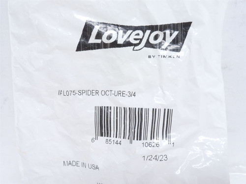 Lovejoy L/AL075 OCT URE 3/4; Jaw Coupling Spider; 3/4"ID