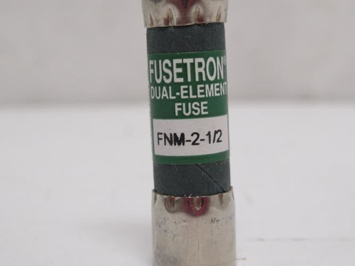 Bussmann FNM 2-1/2; Lot-2 Time Delay Midget Fuses; 2-1/2A; 250V