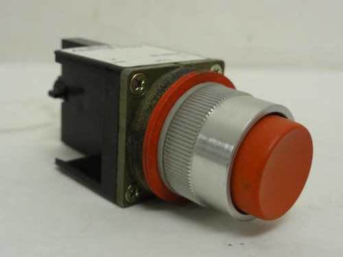 Allen-Bradley 800MR-B6; Pushbutton Switch Operator; Red