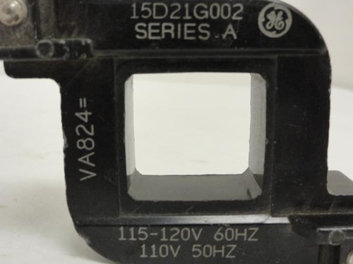 GE 15D21G002; Contactor Coil; 115/120V@60Hz; 110V@50Hz