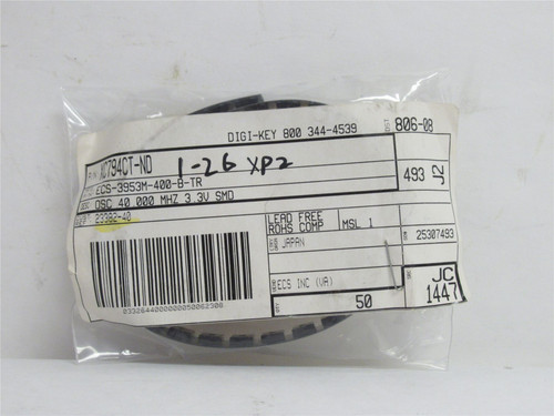 ECS ECS-3953M-400-B-TR; Lot-30 Standard Clock Oscillator;3.3V