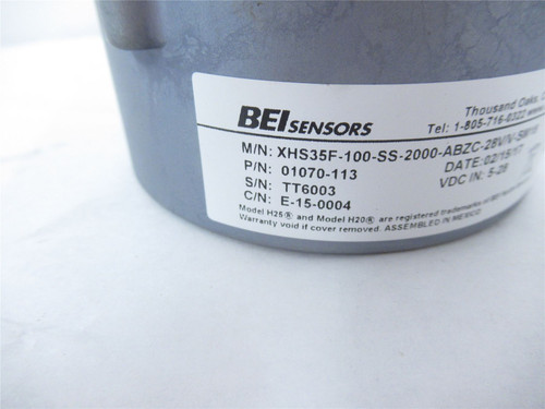 BEI XHS35F-100-SS-2000-ABZC-28V/V-SM18; Encod VDC5-28