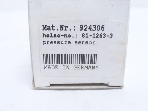 Holac 81-1263-3; Pressure Sensor 924306; 100BAR; 8-30VDC
