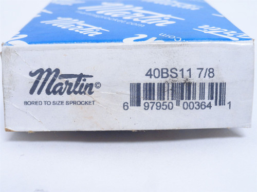 Martin 40BS11-7/8; Sprocket #40; 11-Teeth; 7/8"ID
