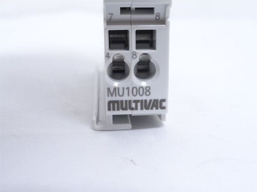 Multivac MU1008; Input Terminal 107353052; 8 Digital In 24VDC