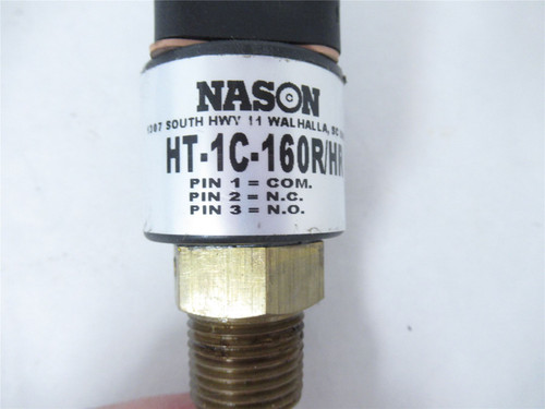 Nason HT-1C-160R/HR; Temp Switch PIN 1- COM PIN 2- N.C PIN 3