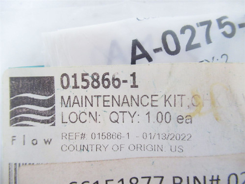 Flow 015866-1; Maintenance 60K Valve Kit
