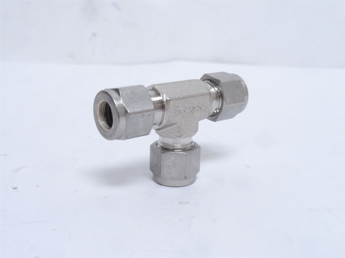 Swagelok SS-600-3; Compression Union Tee; Size: 3/8"; SS-316