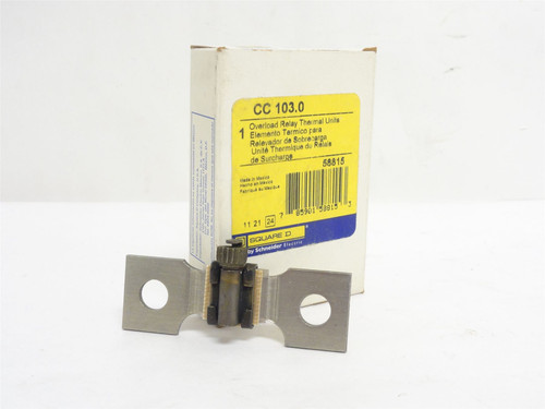 Square D CC103.0; Thermal Overload Relay Unit; Ser: CC