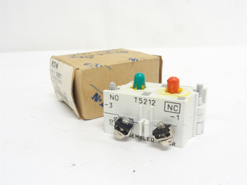 Eaton 10250T1; Pushbutton Contact Block 1-NO/1-NC; 690VAC