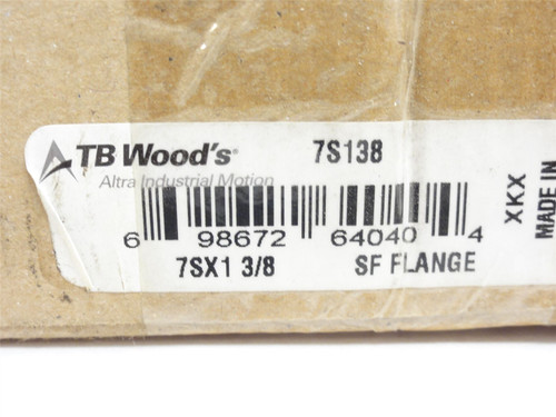 TB Woods 7S138; Sure-Flex Coupler Hub; 1-3/8"ID; Size 7
