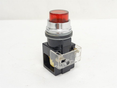 Siemens 52PA4J2; Red Pilot Light; 480VAC; Size: 30mm