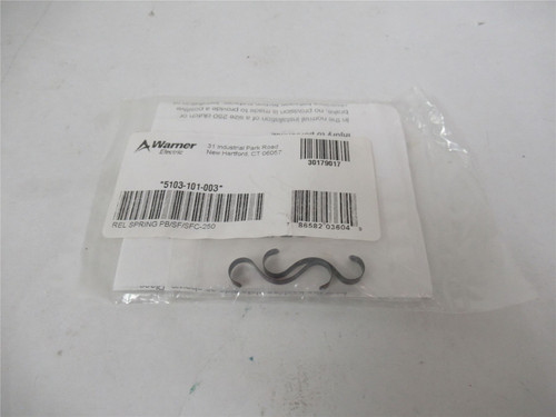 Warner ELectric 5103-101-003; Release Spring Accy 250