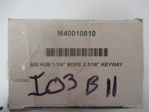 Magnaloy M40010810; Coupler HUB 1.25"Bore 5/16" Keyway