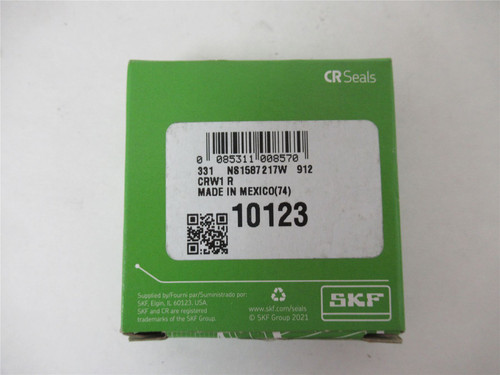 SKF 10123; Oil Seal 1" Shaft Dia. 2" OD 0.25" Overall Width