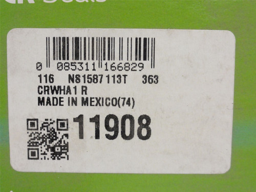 SKF 11908; Oil Seal 1.88"ID x 2.12"OD x 0.313" Wide