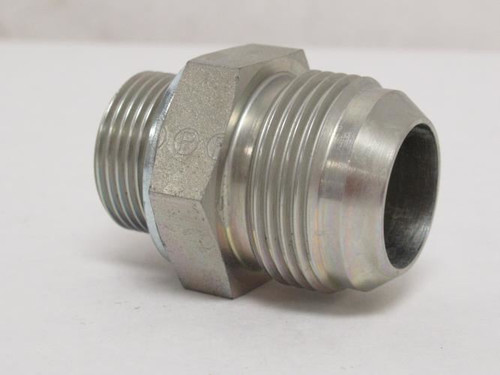 Parker 16-12 F5OX; Hydraulic Adaptor 1 JIC to 3/4 Boss