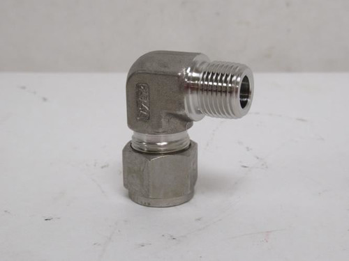 Tylok 8-DME-6; Tube Elbow; 90Deg; SS-316; 1/2" Tube x 3/8NPT