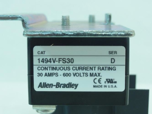 Allen-Bradley 1494V-FS30; Trailer Fuse Block; 30A