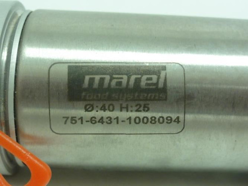 Marel 751-6431-1008094; Air Cylinder; 40mm Bore; 25mm Stroke