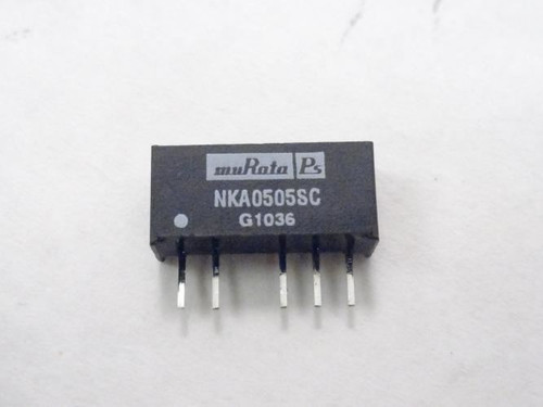 MuRata NKA0505SC; CONV DC/DC 1W 5VIN 5VOUT SIP DL